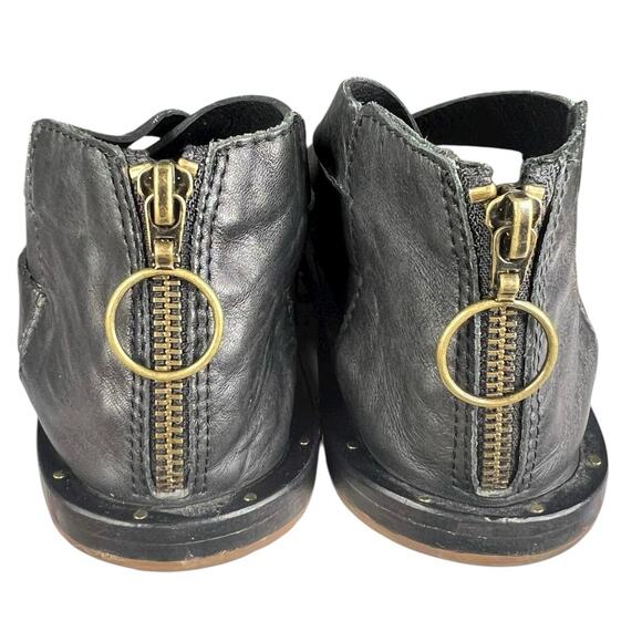 Beek Women's Turaco Black Woven Leather Gladiator Sandals Size US 7 - Picture 8 of 10